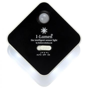 LED Nachtlicht - schwarz - Bewegungssensor 230V Steckdose auch Dauerlicht EEK 836